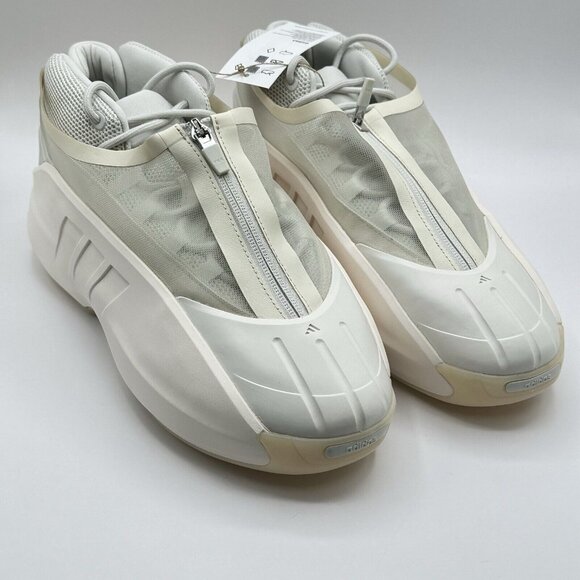 Men’s Adidas Crazy IIInfinity Orbit Grey/Chalk White Shoes IH2663 Size 10,8 New - Picture 10 of 14